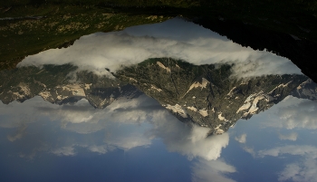 Облака ... / Архыз | Софийский хребет , вид на г. Пшиш , Аманауз