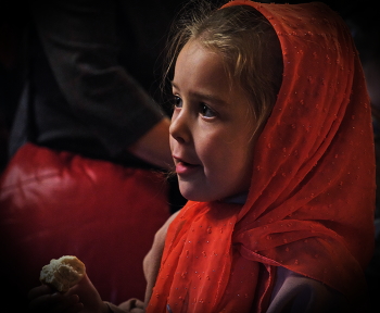 Дети в церкви. / После Причастия...