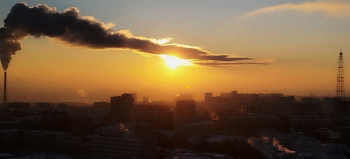 небо / Самара,закат