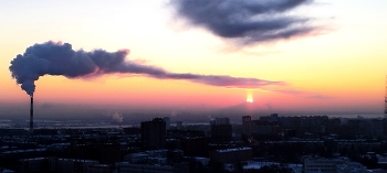 закат / небо