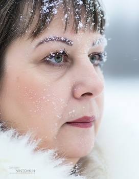 На морозе / ***