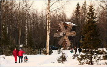 Прогулки в январе. / В окрестностях Архангельска.