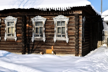 Хо-о-лодно... / Зима в деревне