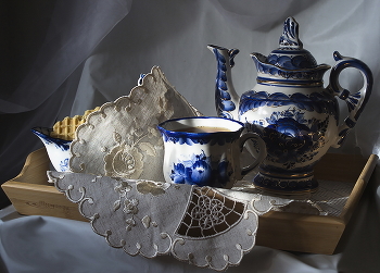 Тематический натюрморт / Серия Exposition Гжель, тематический конкурс