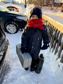 Зимой в деревне. / ***