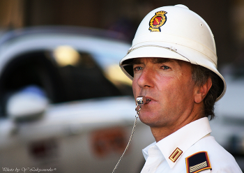 Итальянский соловей... / Италия Рим, Работник дорожной полиции г. Рим