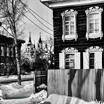 Зимним днём. / Прогулки по Томску.