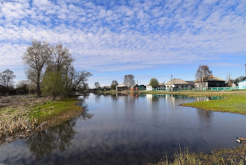 Мелодия весеннего пруда... / Весенняя Сибирская глубинка.