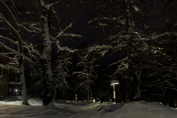 зимняя картинка-3 / зима продолжается, зимний вечер близ Тарусы