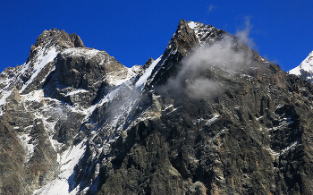 Уллу-Ауз и пик Панорамный / Кавказ, Безенги, Северная Стена