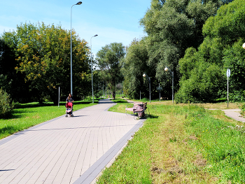 Парк Шкулёва / Парк Шкулёва в Москве. Август 2024.