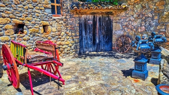 &nbsp; / Rocafort de Bages - detall patí - Bages