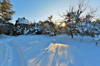 "Первые часы утреннего света ..." / "Чистота вокруг,
 Снежное безмолвье.
 Утро не недуг,
 А зима с любовью ..."
 Н.Гольбрайх
