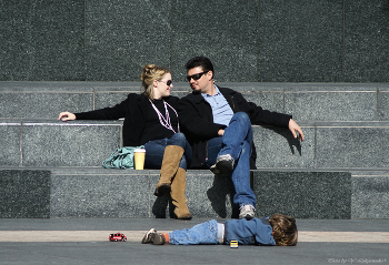 Семейка / USA, San Francisco, Union Suare 
Стрит фото