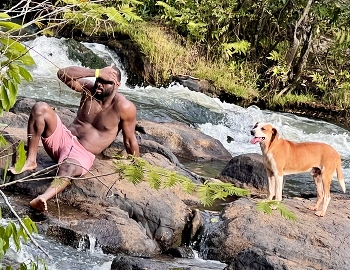 &nbsp; / Sunday in the countryside with a dog