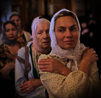 Престольный Праздник. Монастырский Скит в Сокольниках. / Портрет. Перед Причастием...