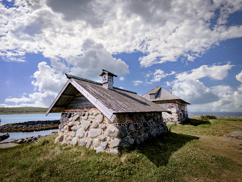 На острове Заяцком / Остров