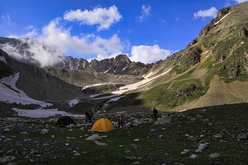 Под перевалом Беляева / Кавказ, Узункол