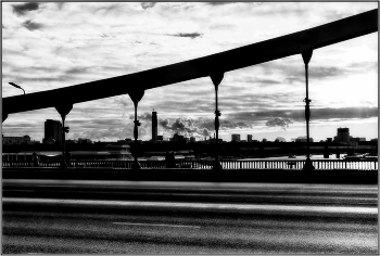 .... Вечерело .... / городской фрагмент