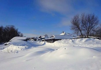 «Сибирская зима: заснеженная глубинка» / Сибирское зимнее село