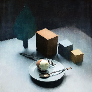 городское утро / яйцо