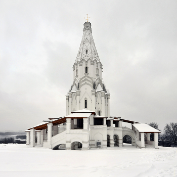 Белое на белом... / Церковь Вознесения Господня в Коломенском. Красиво и противоречиво...