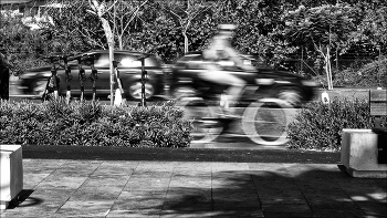 x / юная велосипедчица едет на северо-восток