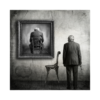 автопортрет художника интроверта / digital art