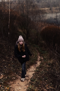 На холмах / модель Ира Лескина