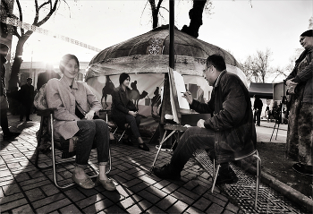 Уличный портрет... / Ташкентский "Арбат".