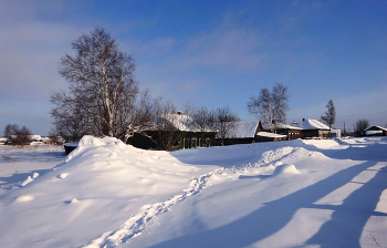 Деревенский проулок / Сибирское село