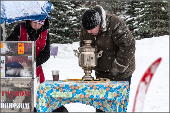 "Лыжня России". / "Лыжня России". Архангельск. Февраль.