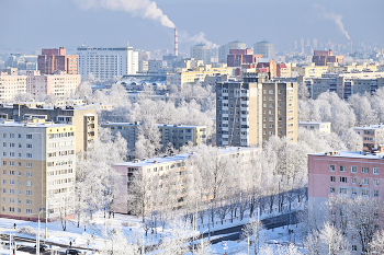 Замёрзший квартал / Минск