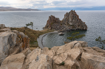 Скала Шаманка / остров Ольхон, Байкал