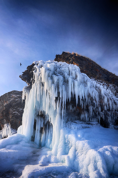 "моржик" / Штормовые наплески воды на озере Байкал