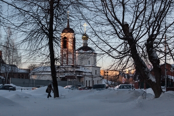 Февральский вечер в старом городе С / Городской сюжет из Серпухова