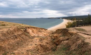 Вид на Сарайский пляж / Иркутская область, Байкал