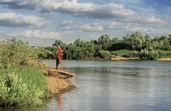 Окский сюжет / Вечерний сюжет с берега Оки.