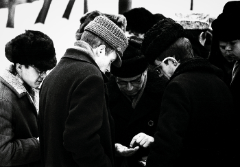 У магазина... / Казань, 1973 год. Плёнка.