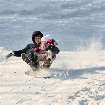 Шумахер... / Катание на московских горках.