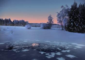 Тихий закатный вечер / Возле Минска.