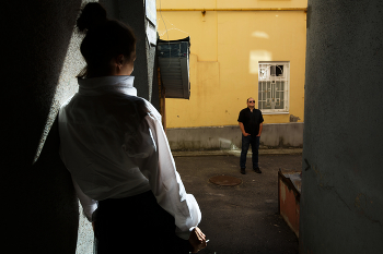 Уличный портрет / Летний портрет во дворике