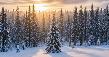 Наша Барзасская тайга. / Наша Барзасская тайга в последние дни зимы. Солнце уже почти весеннее)