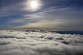За облаками / Крым, Чатыр-Даг. Эклизи-Бурун