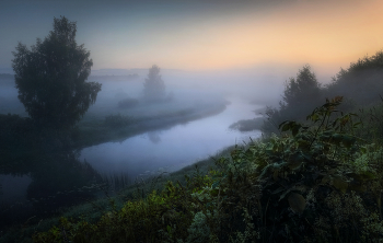 Рассвета первые шаги.. / Ивановская область, река Лух