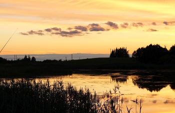 уплывающее небо / вечер и небо