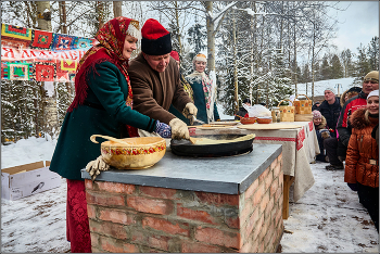 Масленица. / Празднование масленицы. Архангельск. Малые Корелы.