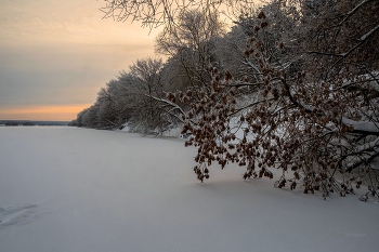 Утро зимнее. / На озере Исток.