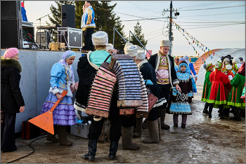 Масленица. / Празднование масленицы в Архангельске.