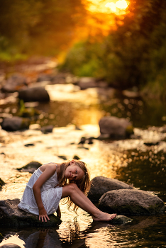 Алёна на речке / модель Алёна Могутова